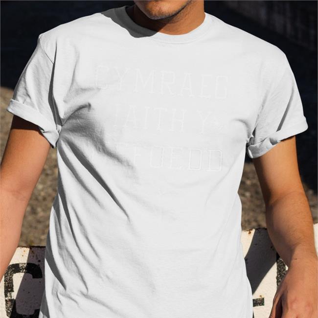 Cymraeg Iaith Y Nefoedd Long Sleeve Tee Shirt