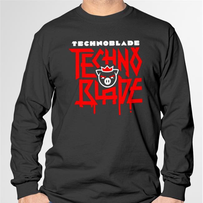 Technoblade Logo Red Tee Shirt