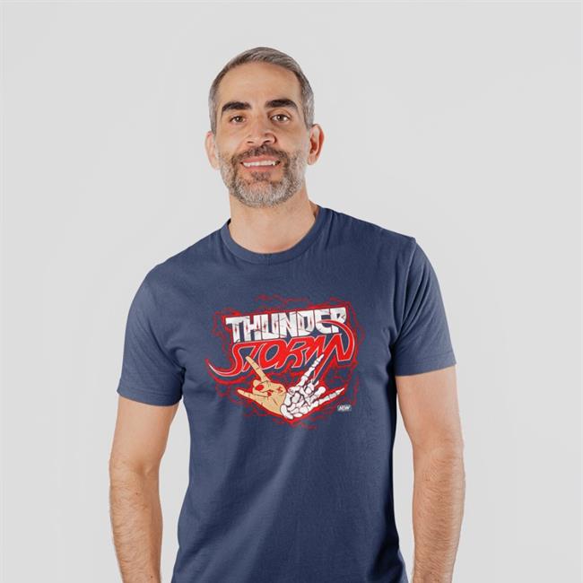 ShopAEW Thunder Rosa & Toni Storm Thunderstorm Tee Shirt All Elite Wrestling Merch