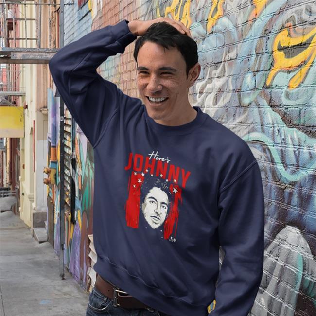 Columbus Blue Jackets Johnny Gaudreau Here's Johnny TShirt