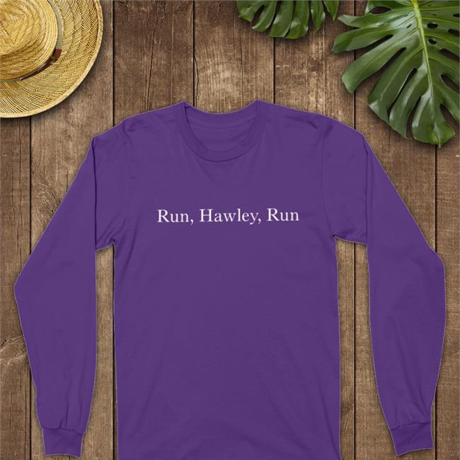 Run Hawley Run Black T Shirt