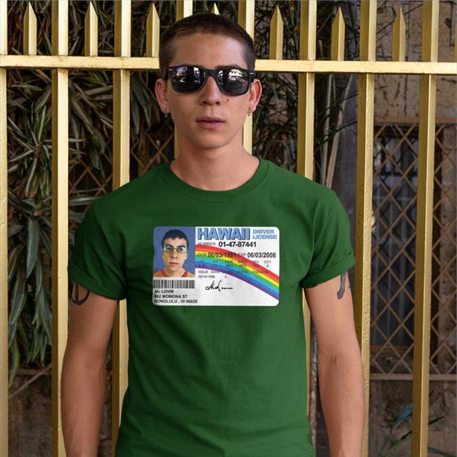 Fogell Mintz Superbad McLovin Drivers License Fake ID Tee Shirt TreyPfromCali