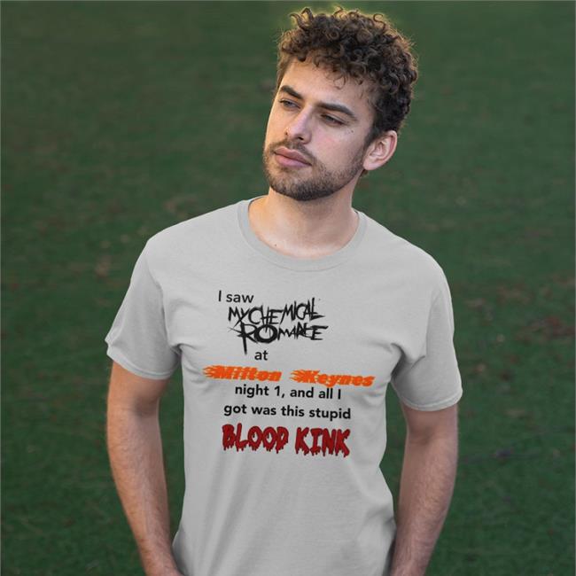 I Saw Mychemical Romance At Night1 And All I Got Was This Stupid Blood Kink T Shirt