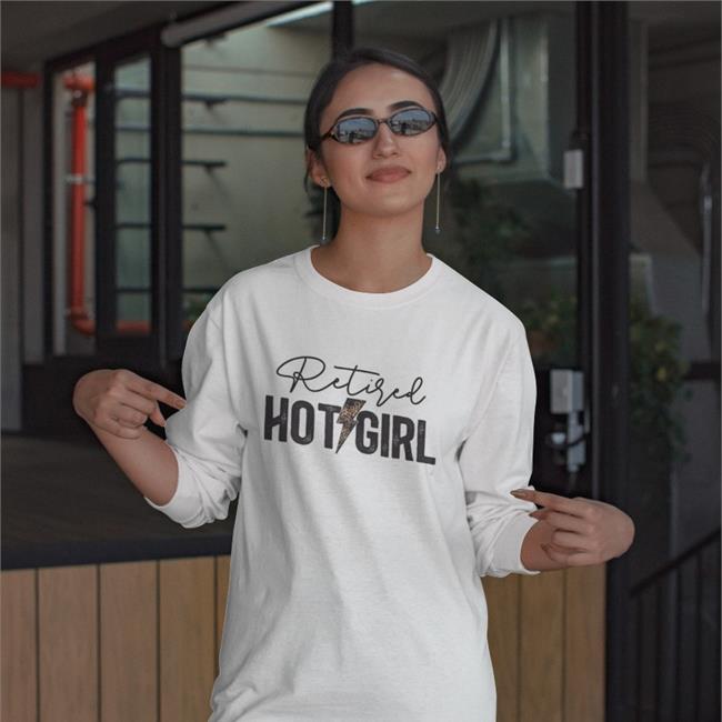 Retired Hot Girl White Shirt