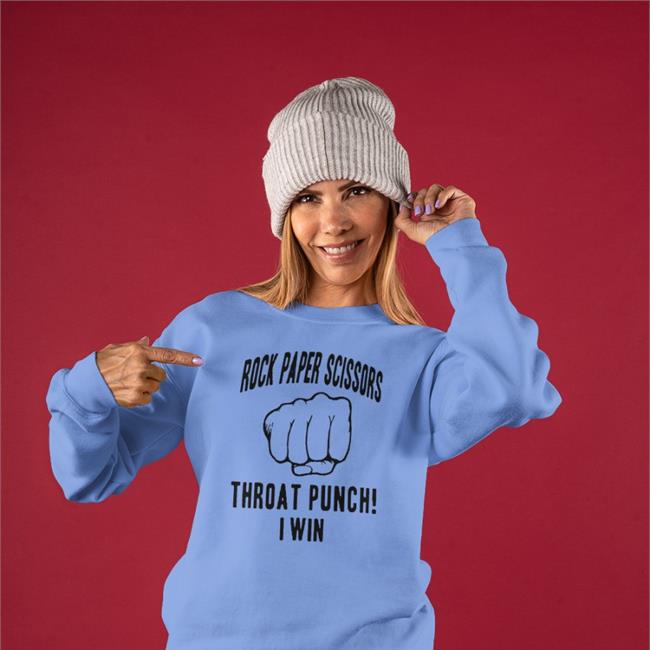Rock Paper Scissors Throat Punch T Shirt