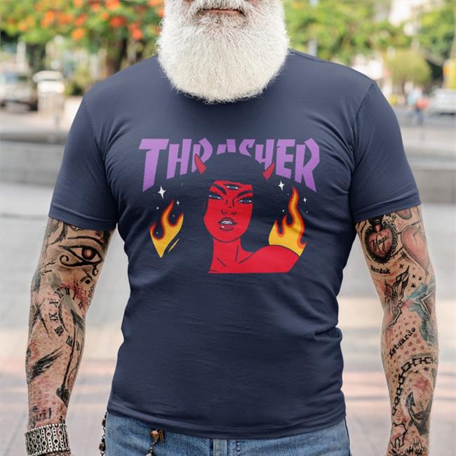 Thrasher Magazine Merch Roja Logo Sweatshirt