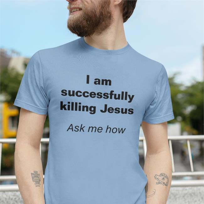 With Threatening Auras I Am Successfully Killing Jesus Ask Me How Sweatshirt