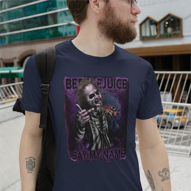 Say My Name Beetlejuice Graphic Tee Shirt