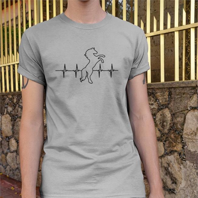 Best Seller Ecg Heartbeat Western Riding Horse Equestrian Country Rodeo Shirt