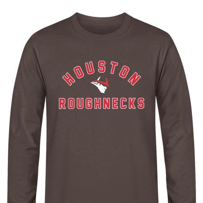 Ifivethetee Official Houston Roughnecks Texas American Football Black Shirt