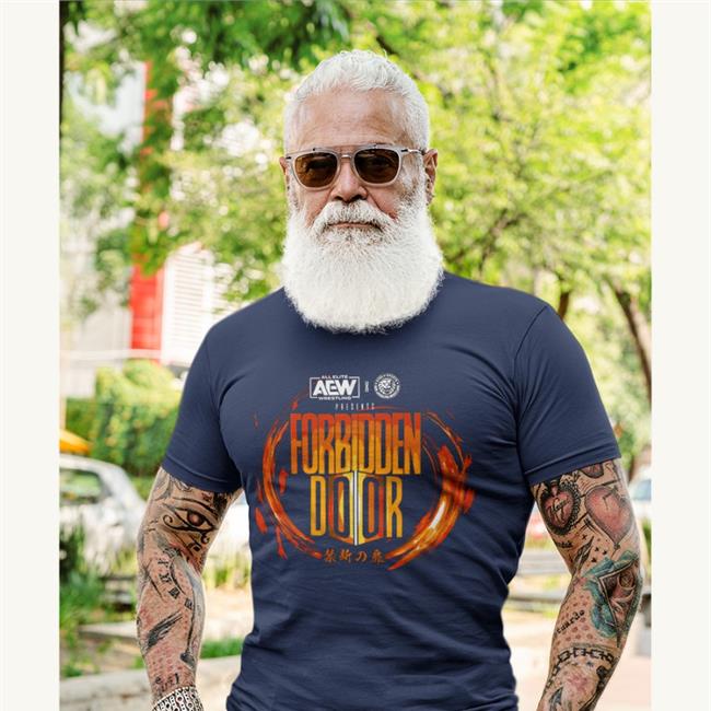 All Elite Wrestling Merch Forbidden Door Event Tee