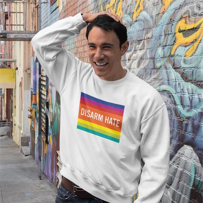 New teesfreed merch Disarm Hate Pride Shirt by Moms Demand Fan