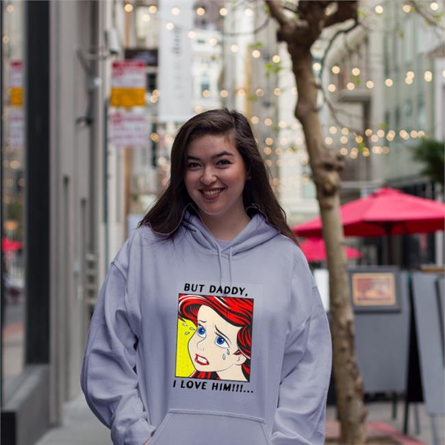 Top The Little Mermaid Ariel But Daddy I Love Him Comic Shirt