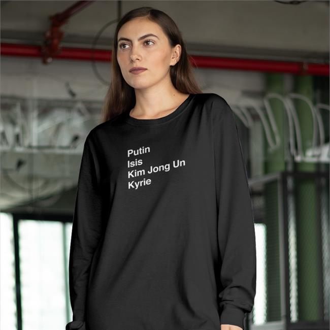 Putin Isis Kim Jong Un Kyrie Ki List V-Neck T-Shirt