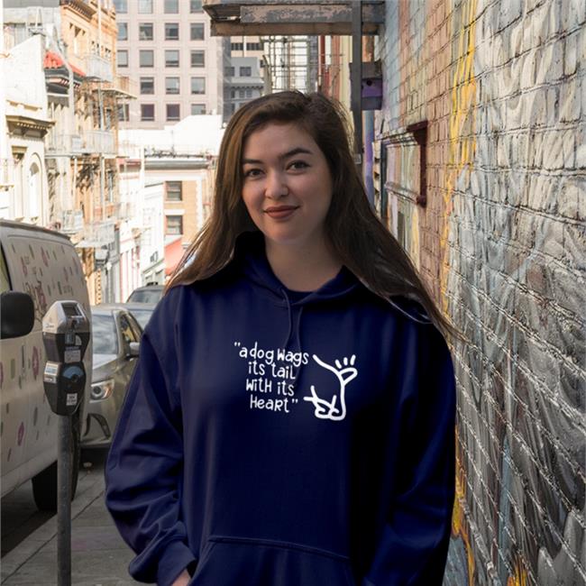 Shelterfrens A Dog Wags Its Tail With Its Heart Hoodie Tiffyshmoop