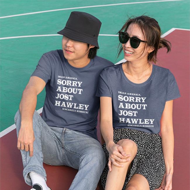 Dear America Sorry About Jost Hawley Sincerely, Missouri Tee Shirt Mary Ross Crawford