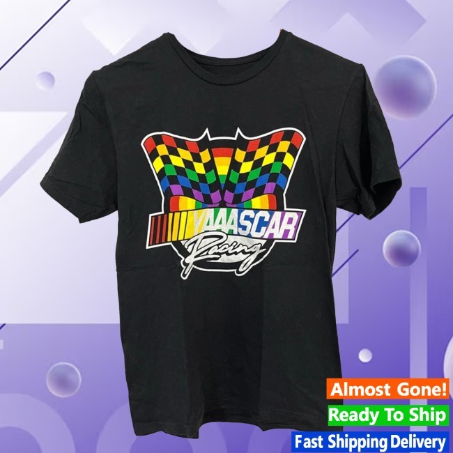 Nascar Yaaascar Graphic Logo New Tee