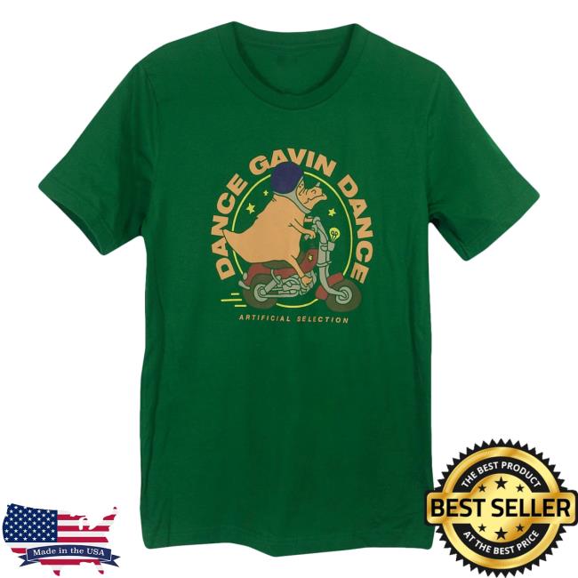 Official Dance Gavin Dance Band Merch Character Green Tee DanceGavinDance