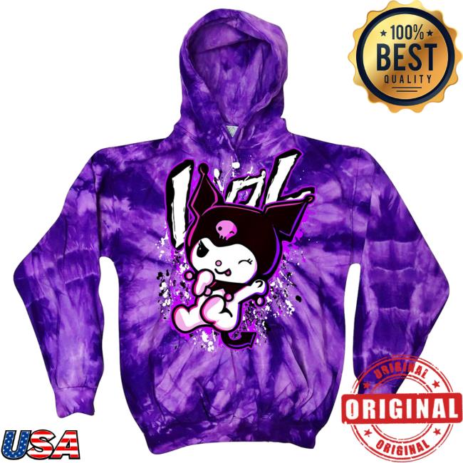 Official Lovers Over Losers Wix Bad Kitty Purple Spiral Dye Pullover Sweatshirt LoversOverLosers