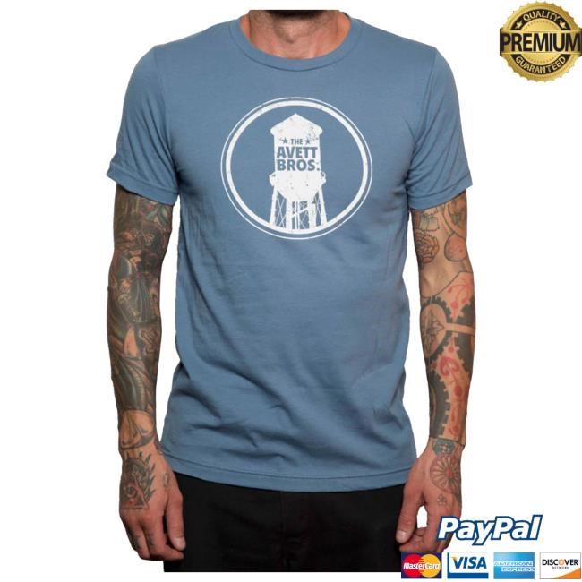 Official Avett Brothers Merch Avett Brothers Water Tower New Shirt