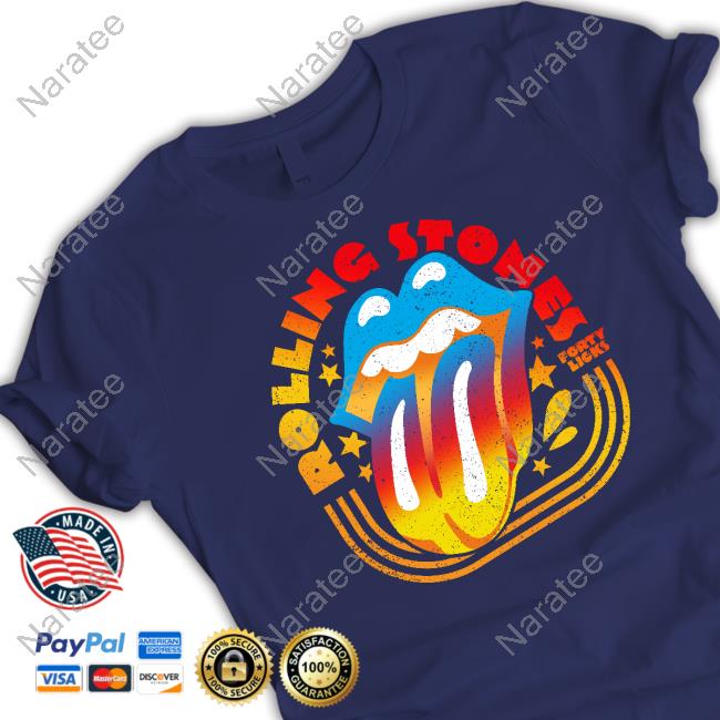 The Rolling Stones Forty Licks Gradient Long Sleeve T-Shirt