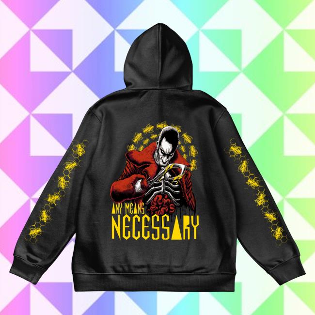 Official Any Means Necessary Clothing Candyman Crew neck Sweatshirt Black