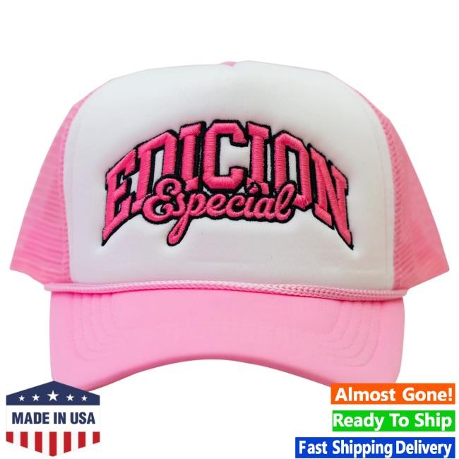 Official Edicion Especial Merch Edicion Especial Pink Cap