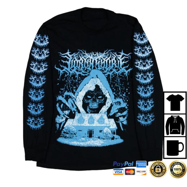 Lorna Shore Merch Christmas 2023 Lorna Shore Vintage Hoodie