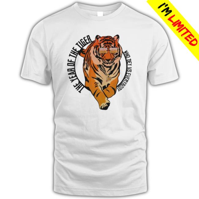 Cincinnati Bengals The Year Of The Tiger Who Dey Vs Everybody Crewneck Sweatshirt Cincinnati Bengals The Year Of The Tiger Who Dey Vs Everybody Crewneck Sweatshirt