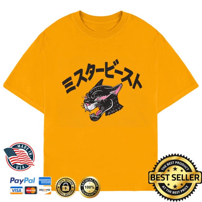 Mr Beast Merch Kanji Long Sleeve Shirt