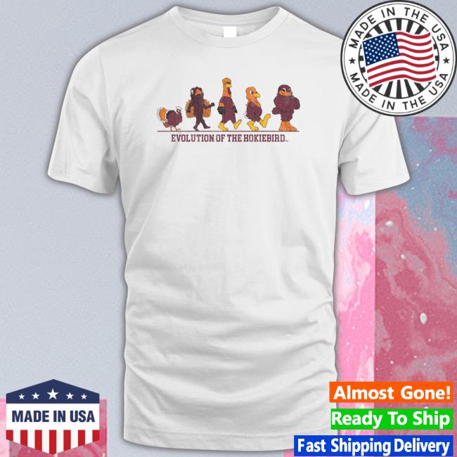 Virginia Tech All Hail To Thee Evolution of the Hokiebird shirt Hoodie