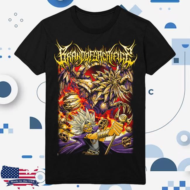 Official Brand Of Sacrifice Merch Winged Dragon Black Shirt New