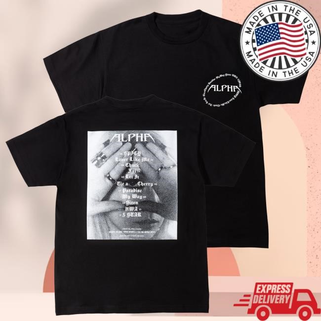 Official Alpha S/S Shirt 2024 Black