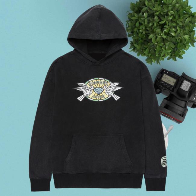 Official Overtime Tv Store OverTime Merch Diamond Doves Cathedral Popover Sweatshirt Overtime Tv Apparel Clothing Shop