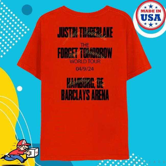 Official Justin Timberlake Merch Store Justin Timberlake Hamburg Tour Event Shirt