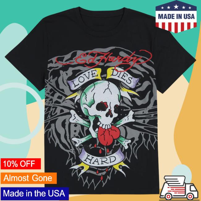 Official Ed Hardy Merch Store Love Skull Tshirt EdHardy Apparel Clothing Shop