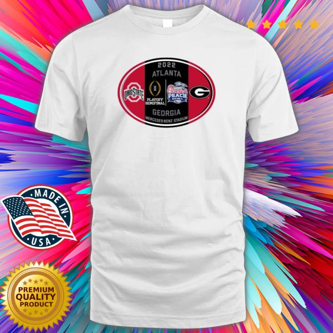 2022 Chick-Fil-A Peach Bowl Ohio Vs Georgia Matchup Final Sweatshirts