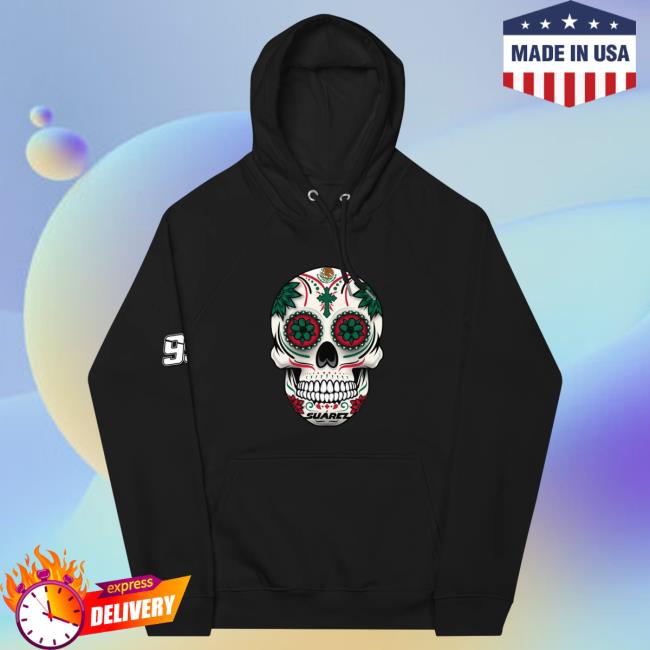 Official Daniel Suarez Daniel Suárez Skull 99 Popover Hoodie