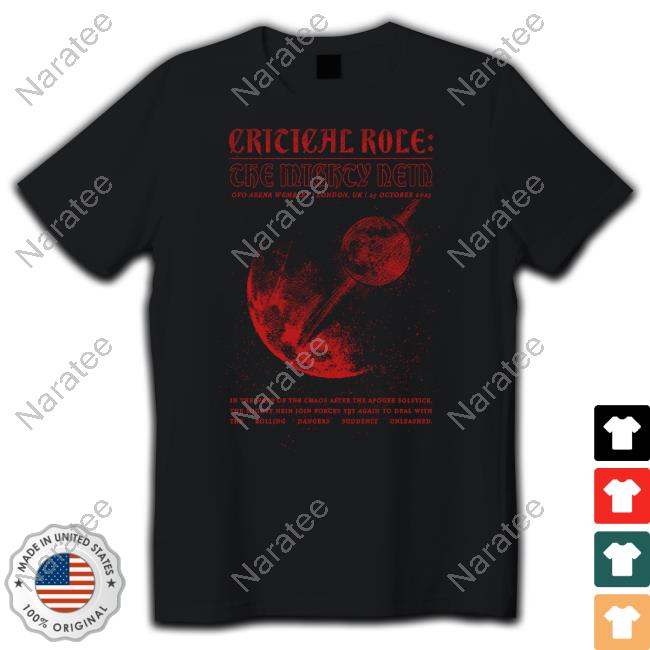 Critical Role Mighty Nein Echoes Of The Solstice Tee