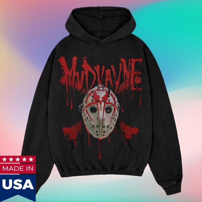 Official Mudvayne Merch Mud Vayne Bloody Mask Crew Halloween
