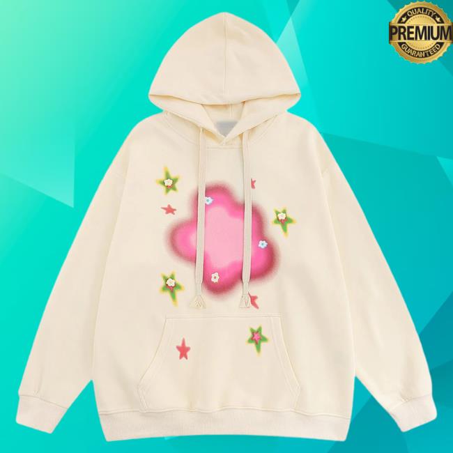 Official Aelfric Eden Clothing Merch Store Aelfric Eden Flora Creative Print Attractive Hoodie Apricot AelfricEden
