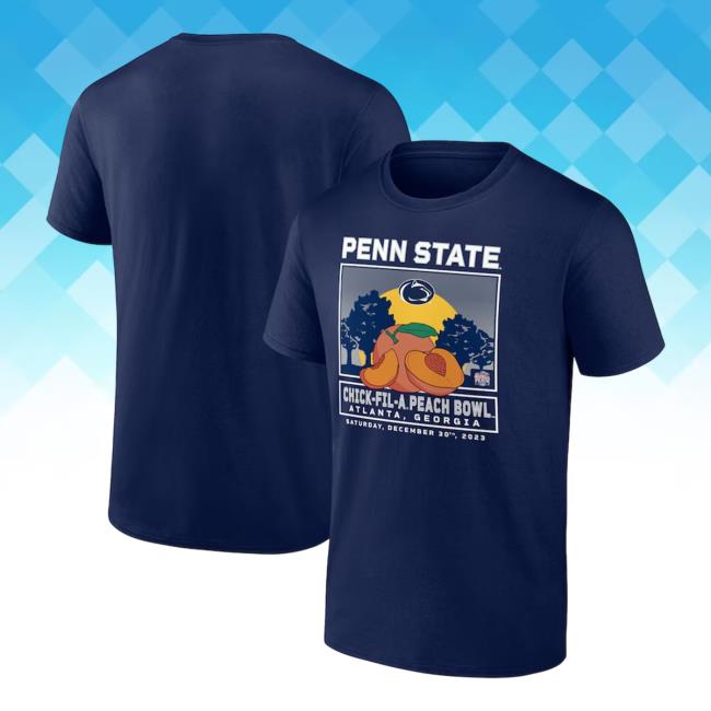 Official Penn State Nittany Lions 2023 Peach Bowl Fierce Competitor Long Sleeve T-Shirt