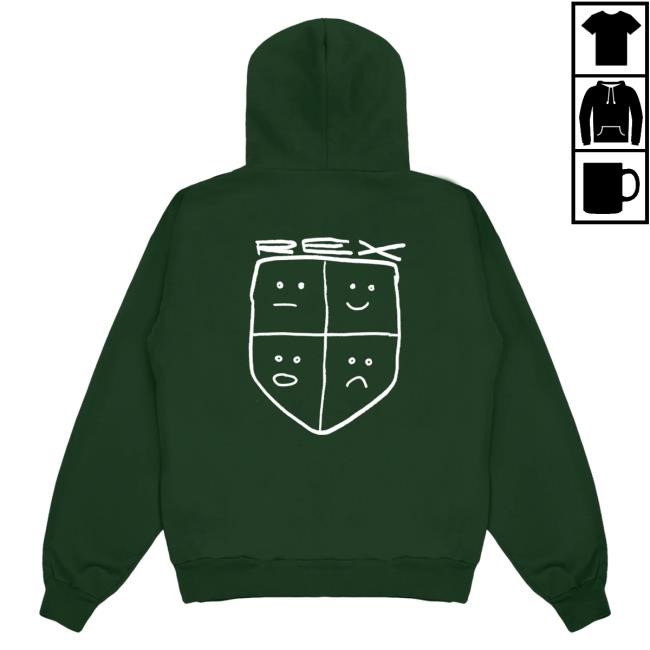 5 Shield Hoodie Sweatshirt Rex Orange County | Official Store | Shop