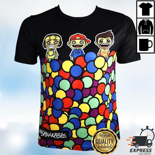Official Unspeakable Merch Ball Pit Tshirt