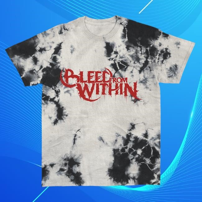 Bleed From Within Shop Merch BFW Logo Tie Dye Shirt New