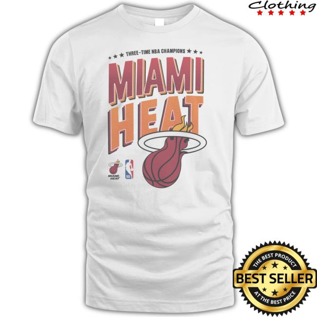 Official Miami Heat Merch Court Culture Vintage Heat Crewneck
