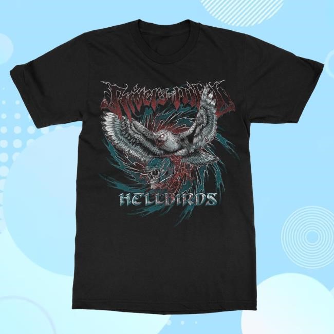 Official Indie Merch Store Shop Rivers of Nihil Hellbirds Popover Shirt IndieMerchStore