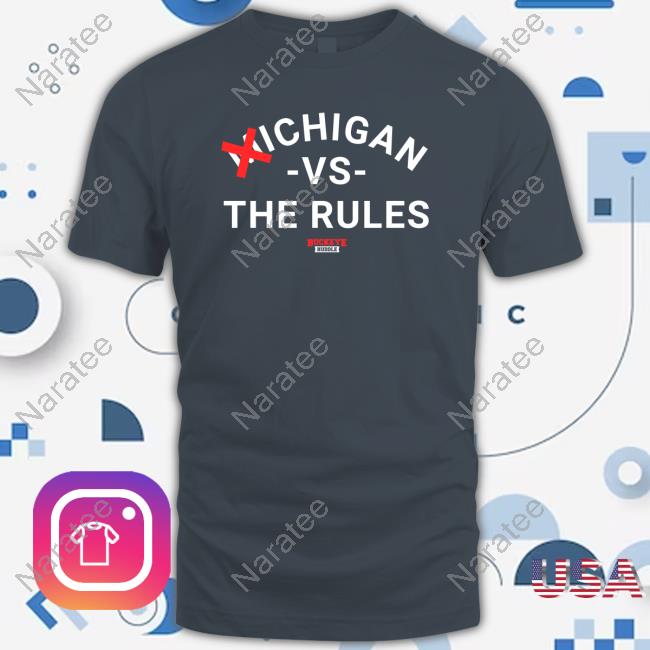 Official 614Sports Shop Merch Buckeye Huddle Ichigan Vs The Rules Tee
