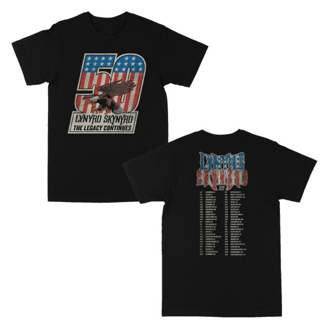Flying Eagle Tour T Shirt Lynyrd Skynyrd Store Apparel