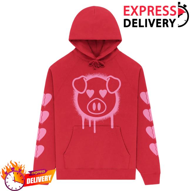 Shane Dawson Merch Spray Paint Pig Red Sweaters